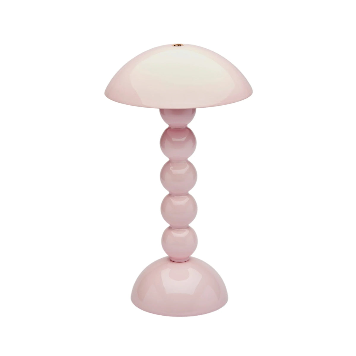 Pale Pink Rechargeable LED Lamp with Adjustable Brightness and Lacquer Finish 0