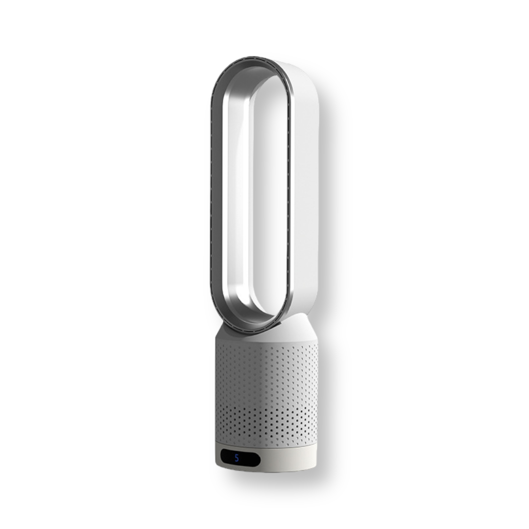 Bladeless Air Cooler – 3-in-1 Fan with Air Purifier, Oscillation & Touch Control