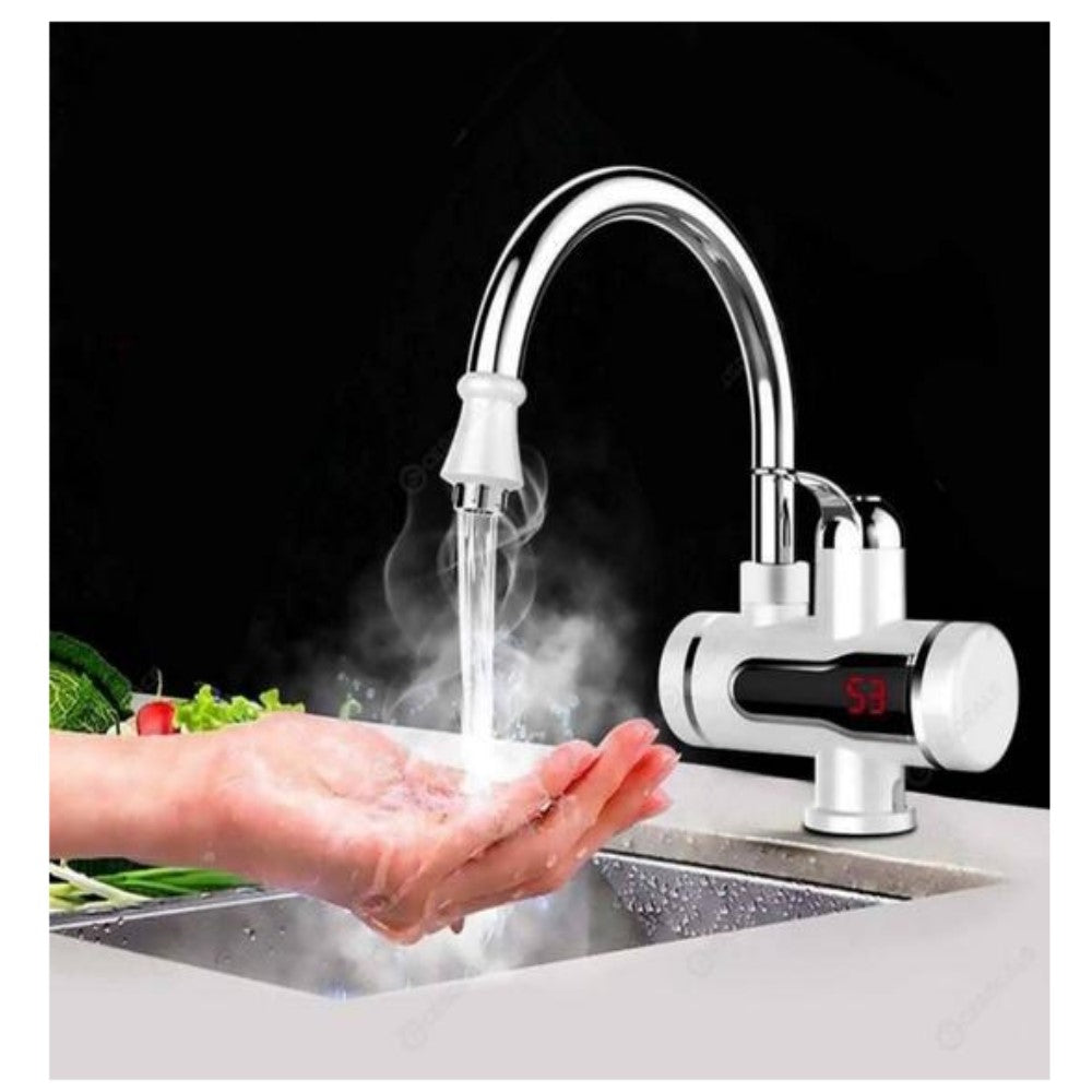 Instant Hot Water Tap – 3000W Electric Faucet with Built-In Heater & Modern Design