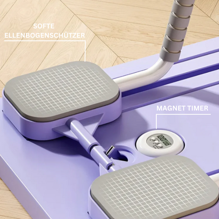 Pilates Resistance Trainer – Elastic Home Workout Band for Balanced Core Exercises