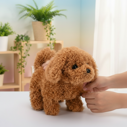 Plush Toy Interactive Puppy Walking Barking Soft Dog 0