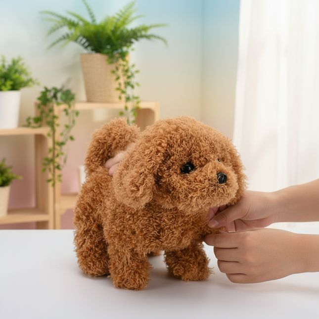 Plush Toy Interactive Puppy Walking Barking Soft Dog 0