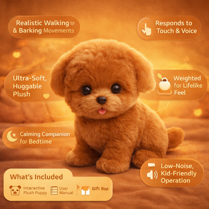 Plush Toy Interactive Puppy Walking Barking Soft Dog 3