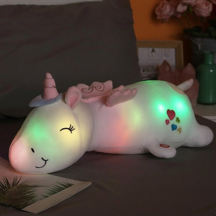 Plush Toy Light Up Unicorn Soft LED Night Light Stuffed Animal 2
