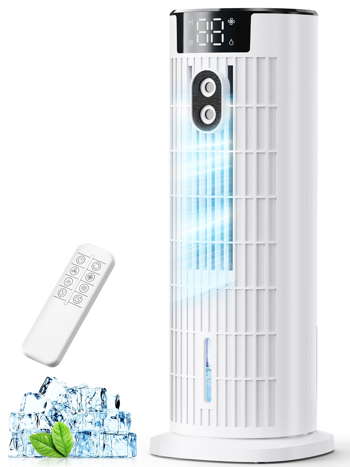 Portable 4-in-1 Room Cooler with Remote Control and Timer 0