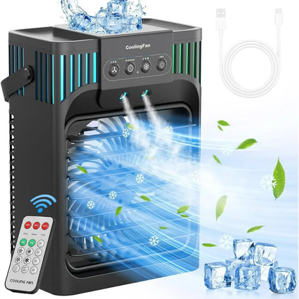 Portable Air Conditioner Remote Control Compact Desktop 0