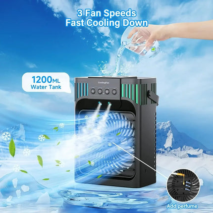 Portable Air Conditioner Remote Control Compact Desktop 2