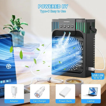 Portable Air Conditioner Remote Control Compact Desktop 5
