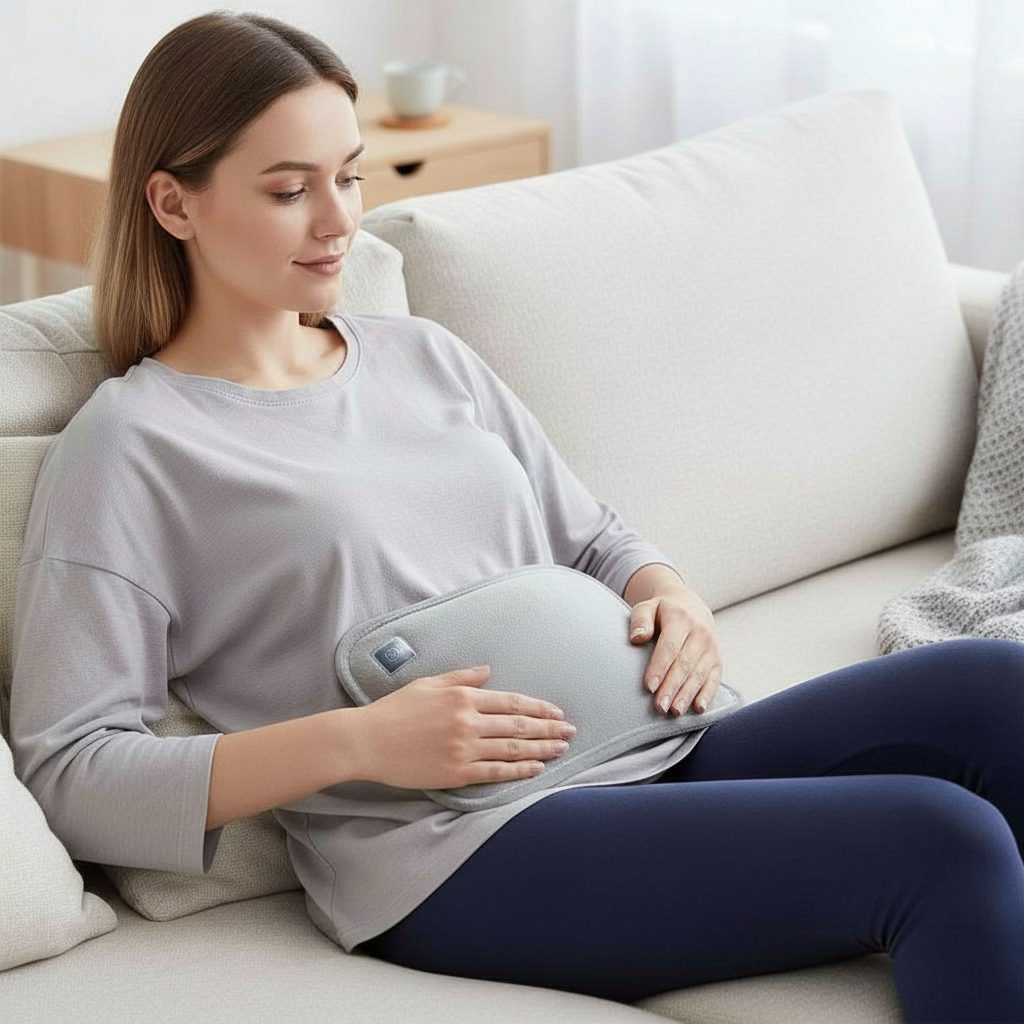 Portable Graphene Heating Pad for Cramps - Electric Heat Pack with 3 Settings 1