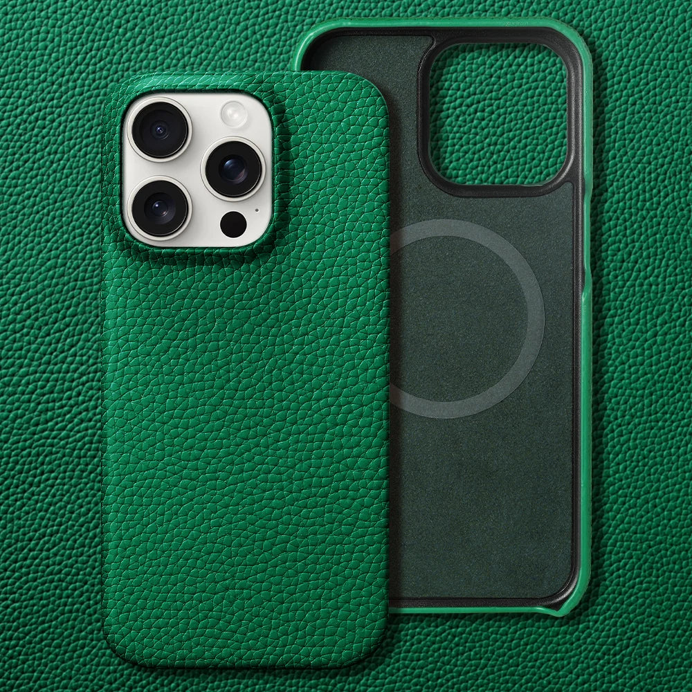 Premium Leather iPhone Case with Lens Protection, MagSafe for iPhone 14/13/13 Pro 4