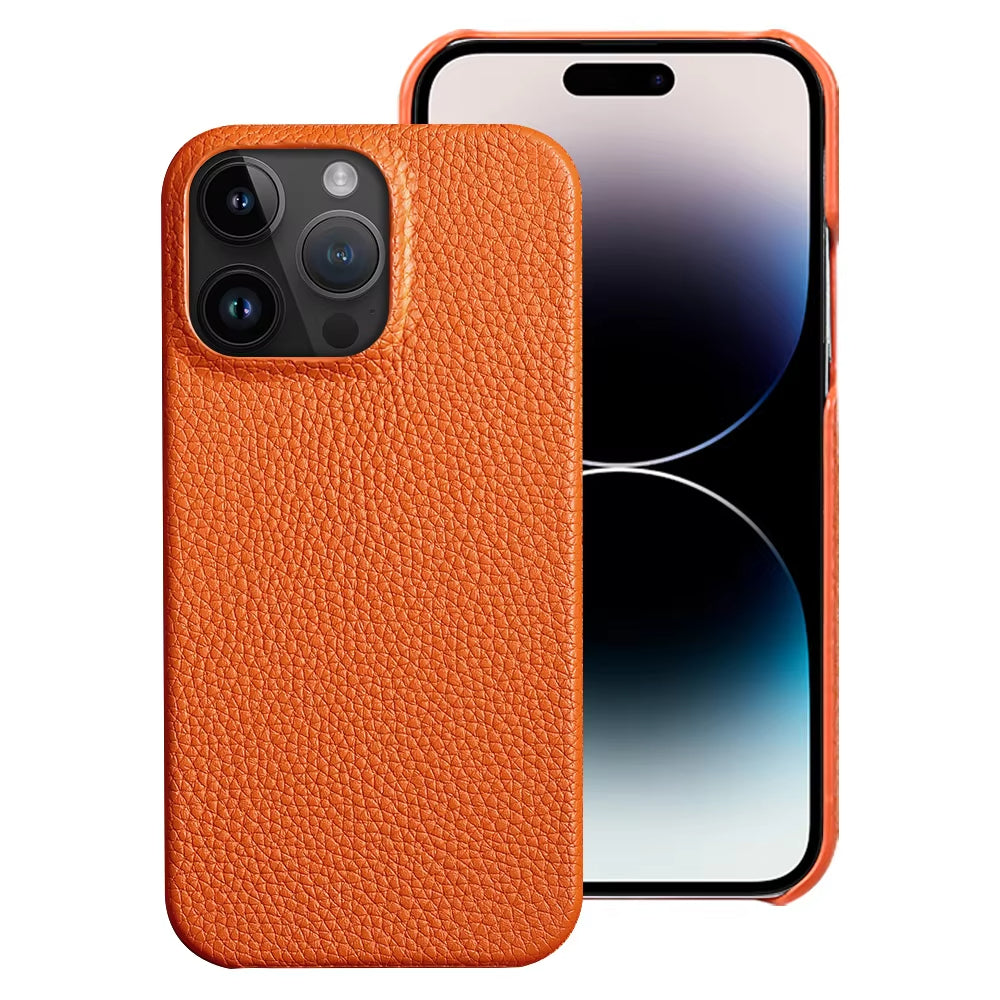 Premium Leather iPhone Case with Lens Protection, MagSafe for iPhone 14/13/13 Pro 8