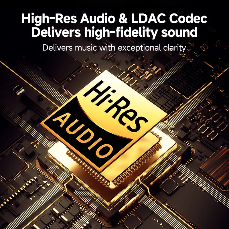 Wireless Headphones – 50 dB Active Noise Cancelling, Hi-Res LDAC Audio & Long Battery Life