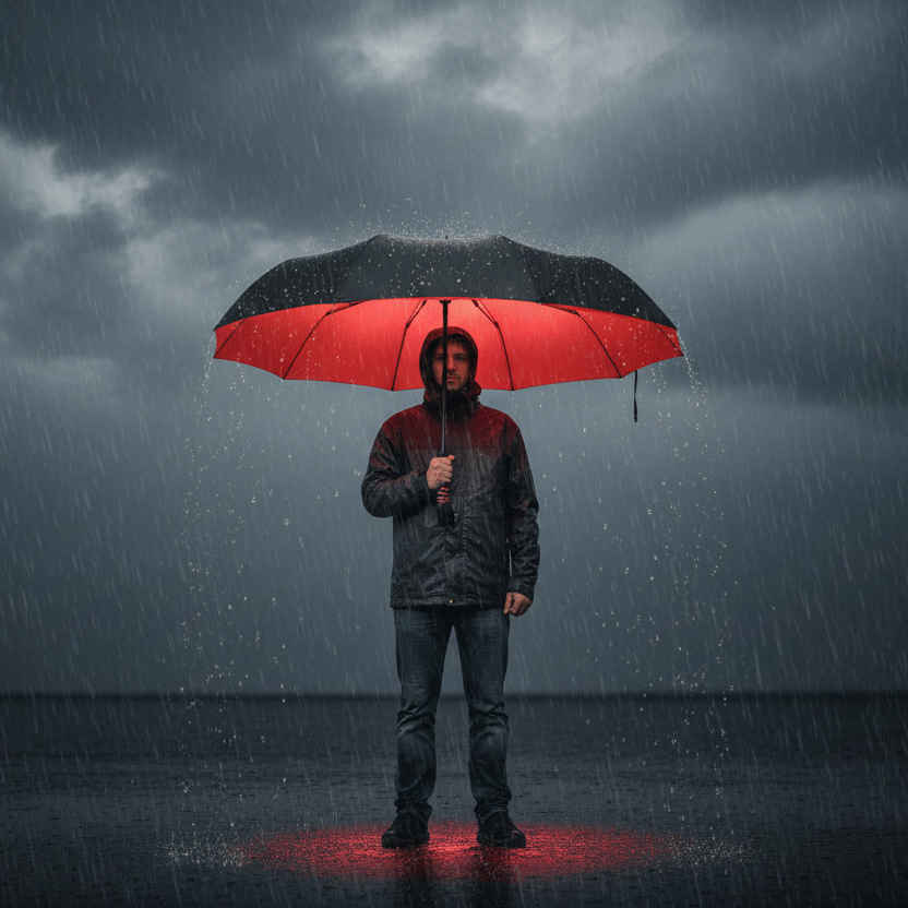 RAINFORCE – Stormparaplu voor maximale bescherming tegen de wind. 1
