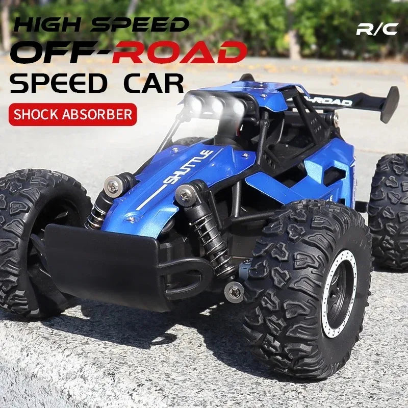 Voiture de Course Télécommandée 1:16 – Véhicule Rapide avec Lumières LED & Performance 2WD Durable