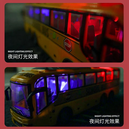 RC City Bus – Realistic Remote-Control Vehicle with LED Lights & Durable ABS Build