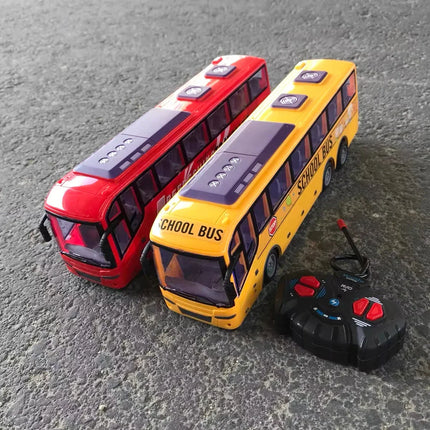 RC City Bus – Realistic Remote-Control Vehicle with LED Lights & Durable ABS Build