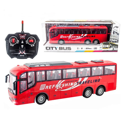 RC City Bus – Realistic Remote-Control Vehicle with LED Lights & Durable ABS Build