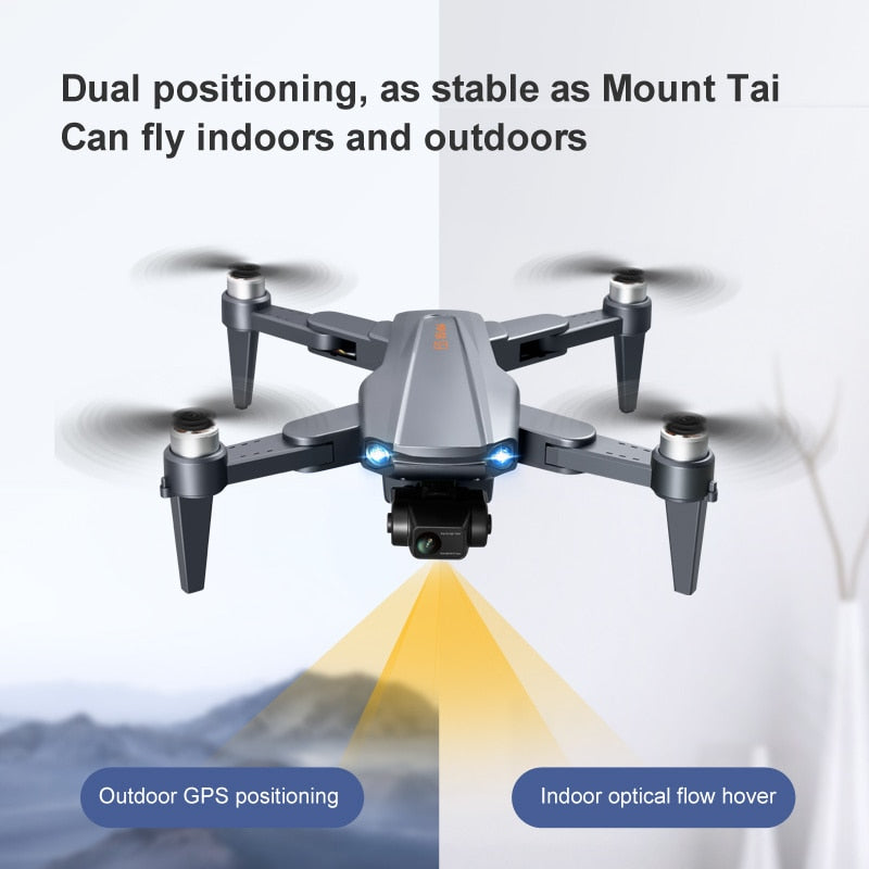 Drone RG109 PRO 8K à double caméra avec stabilisateur 3 axes pour filmage aérien professionnel