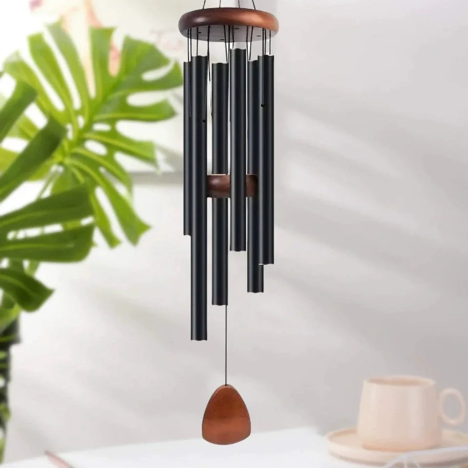 Rana – Windgong voor tuinliefhebbers, elegant metalen ontwerp, rustgevende geluiden 9