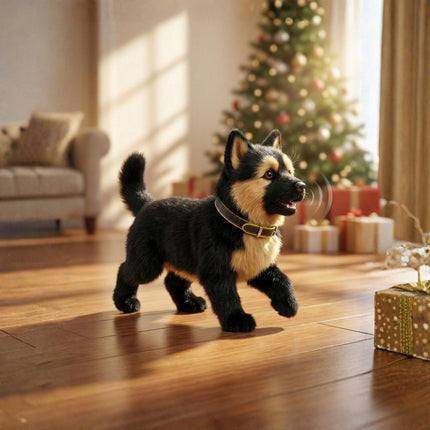 Realistic German Shepherd Puppy Toy – Interactive Walking, Barking & Wagging Electronic Pet 3