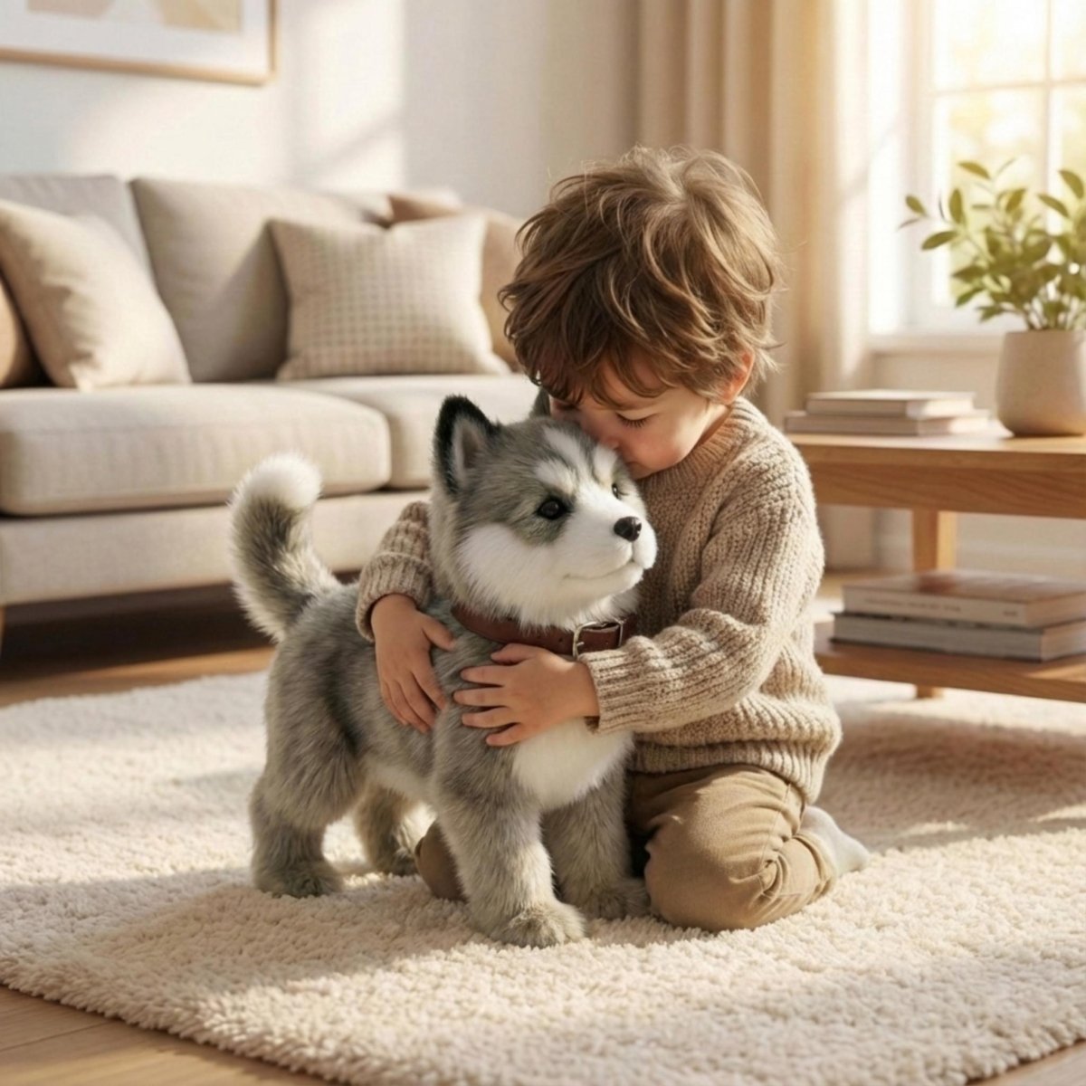 Realistic Walking Husky Puppy – Realistic Barking & Moving Electronic Robot Dog Toy 3