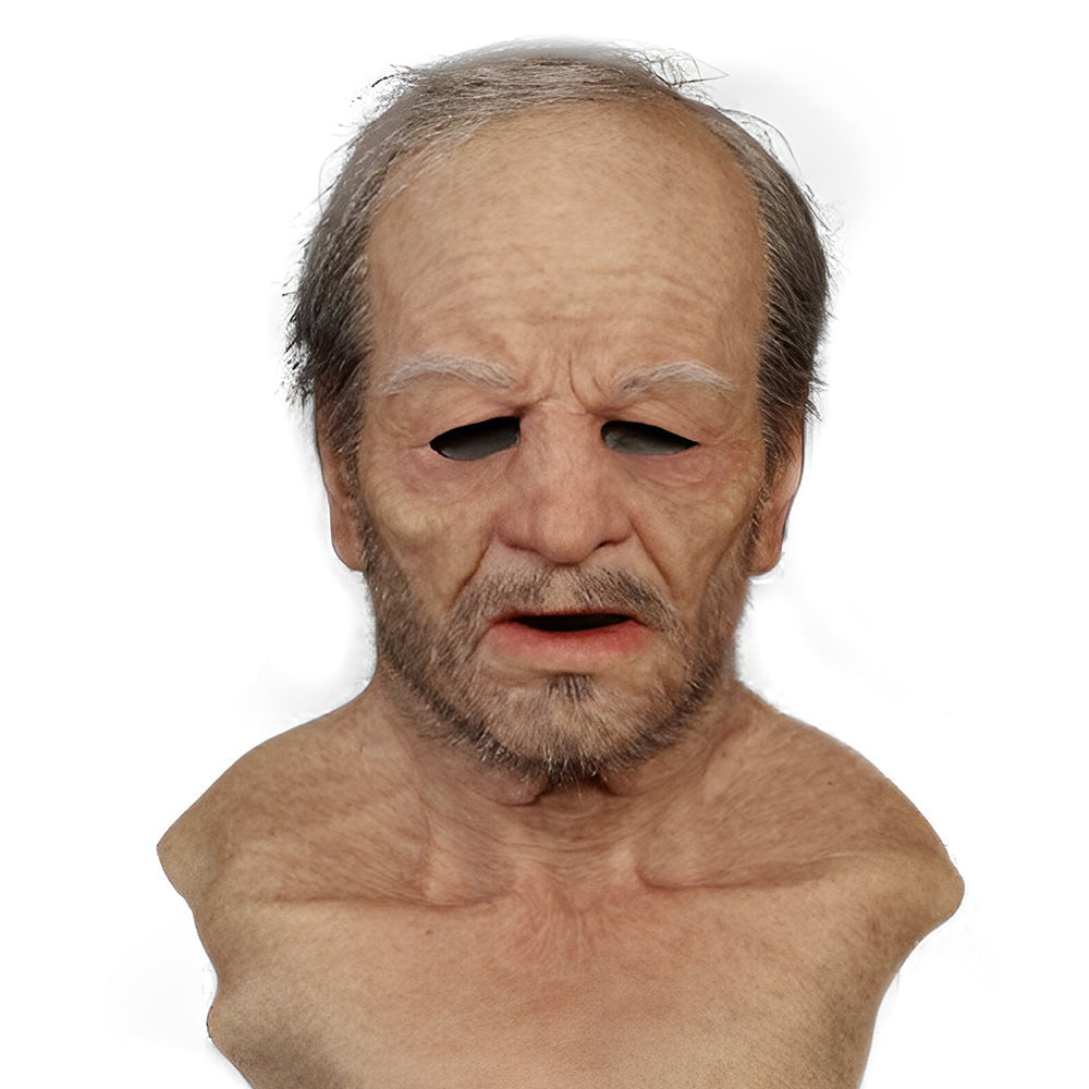 Realistische Latex Karaktermasker Volledig Hoofdmasker met Haren voor Halloween Cosplay Theater Feest | Sansoti 5