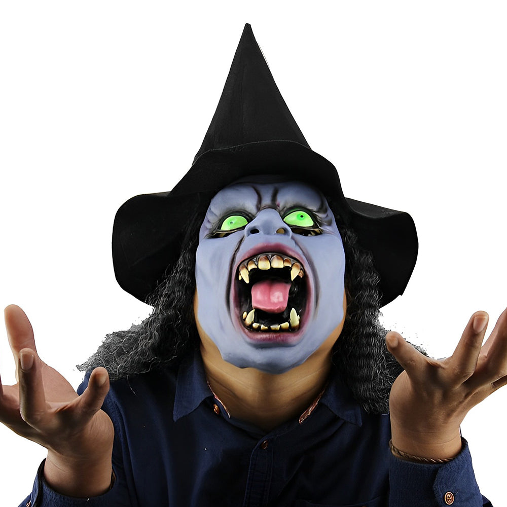 Realistische Latex Karaktermasker Volledig Hoofdmasker met Haren voor Halloween Cosplay Theater Feest | Sansoti 9