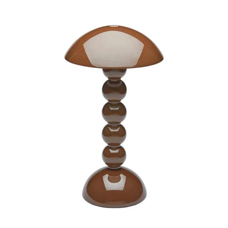 Rechargeable Bobbin LED Lamp with Adjustable Brightness and Lacquer Finish 0
