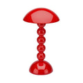 Rechargeable Red Lacquer Bobbin LED Lamp with Adjustable Brightness 0