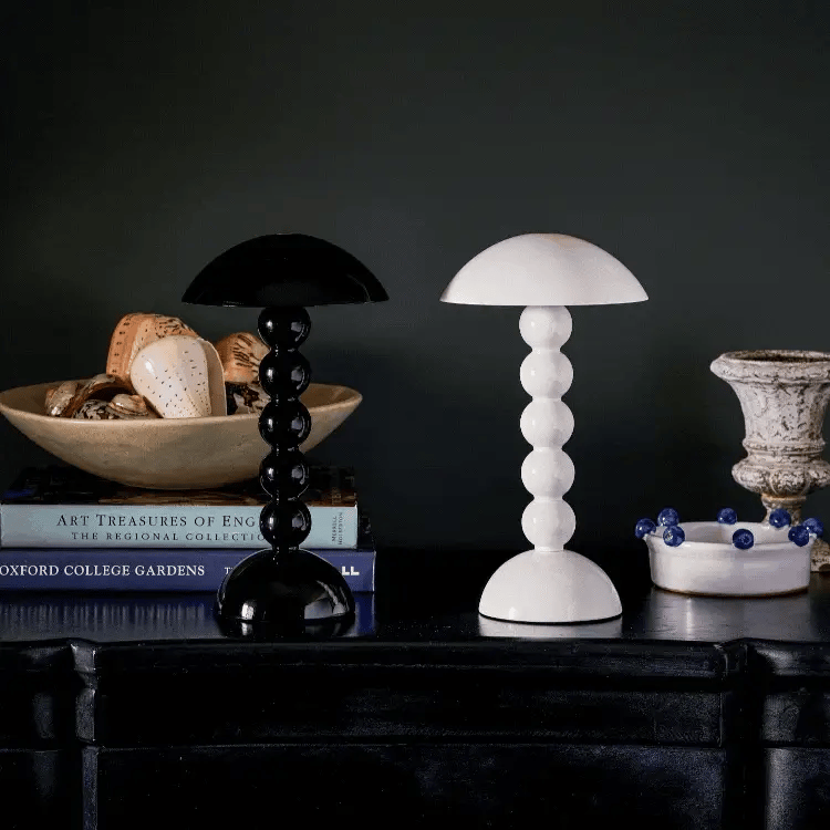 Rechargeable White Lacquer LED Lamp with 3 Brightness Levels for Versatile Lighting 1
