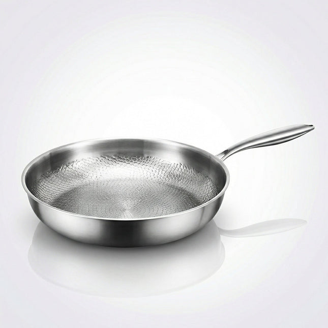 Titanium Frying Pan – Hammered Surface, Fast Heat Control & Induction Ready