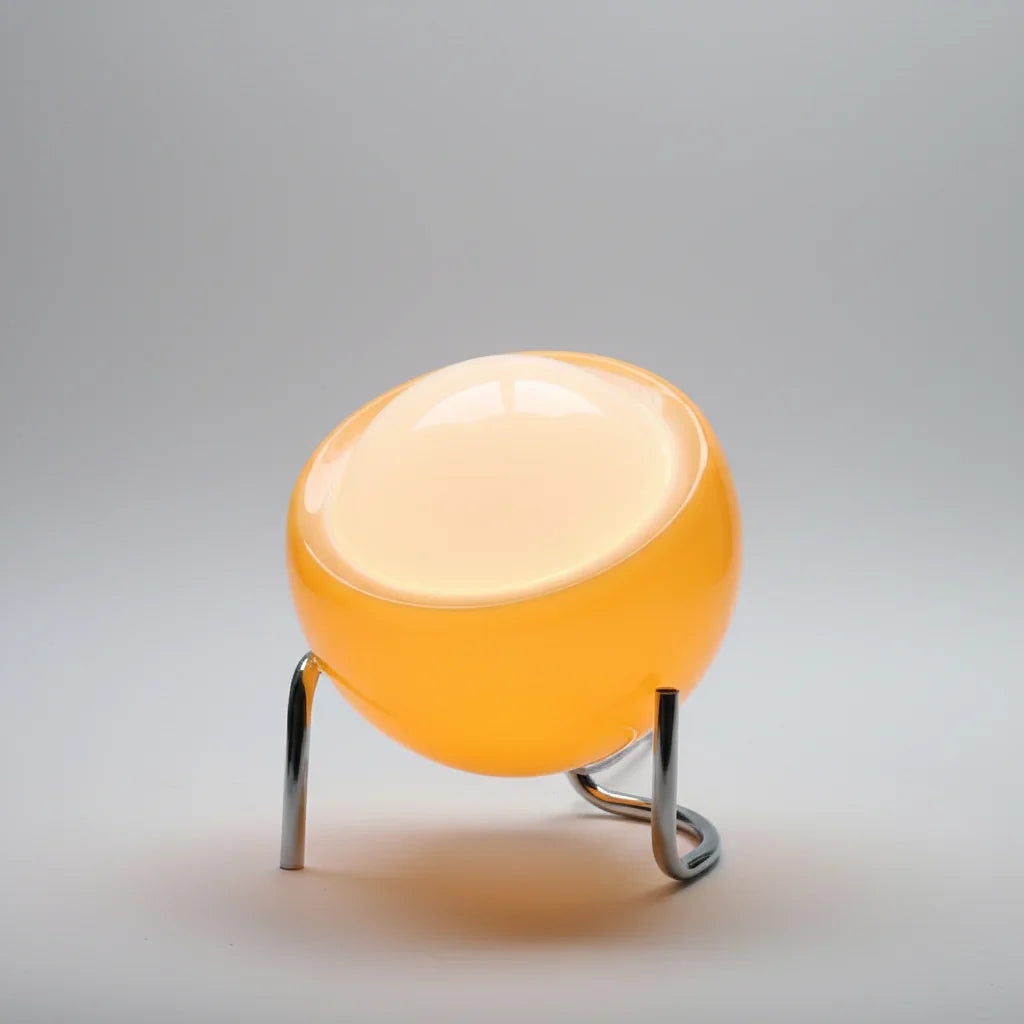 Retro glass table lamp - GlassHaven 1