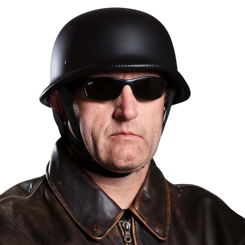 RidgeBolt Vintage Half-Face Helmet ECE DOT Certified 4