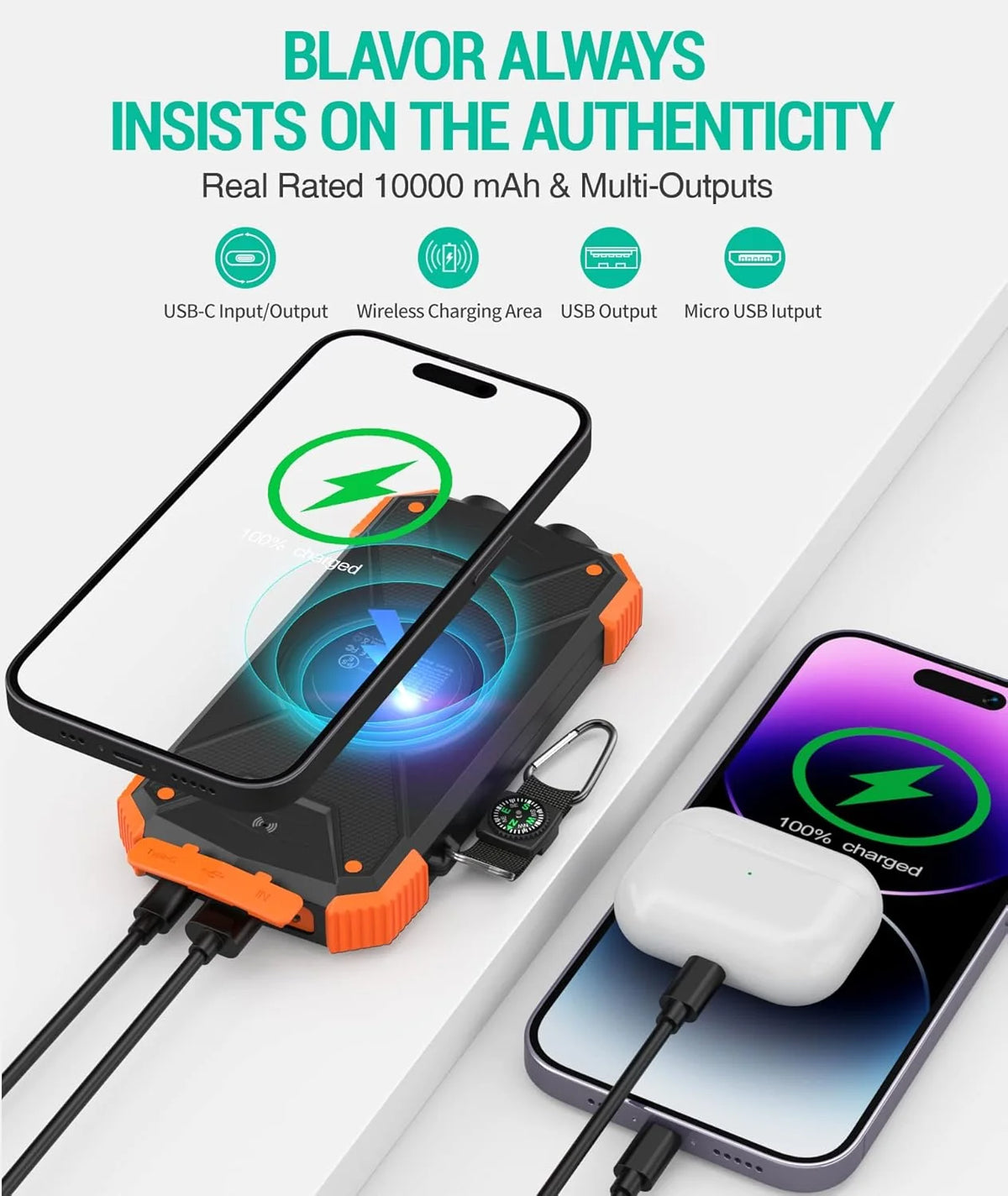 Rivanta Solar-Powerbank Emergency Powerbank IPX4 | Kalsten 5