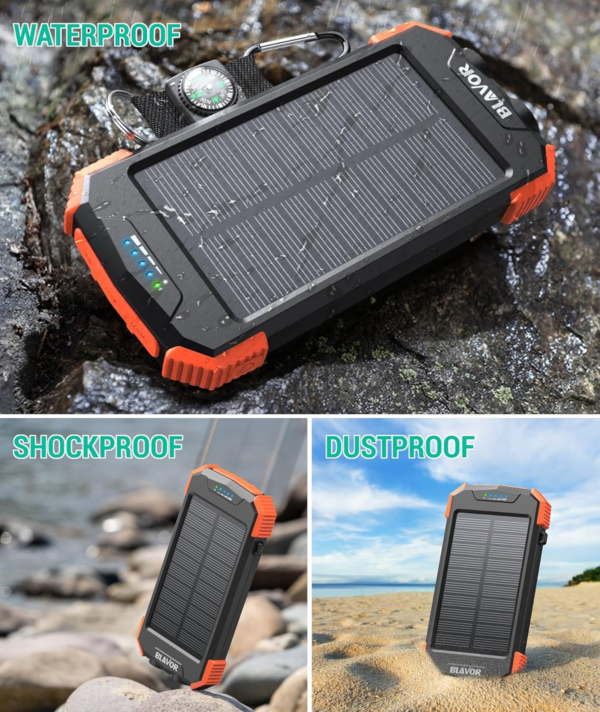 Rivanta Solar-Powerbank Emergency Powerbank IPX4 | Kalsten 6
