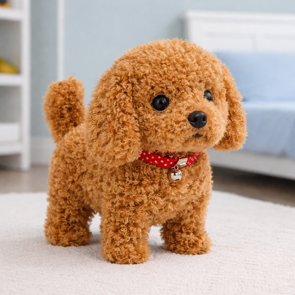 Robot Dog Toy Interactive Plush Puppy Realistic Walking Pet 3