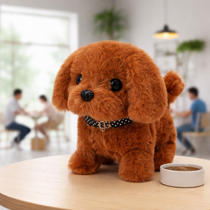 Robot Dog Toy Interactive Plush Puppy Realistic Walking Pet 4