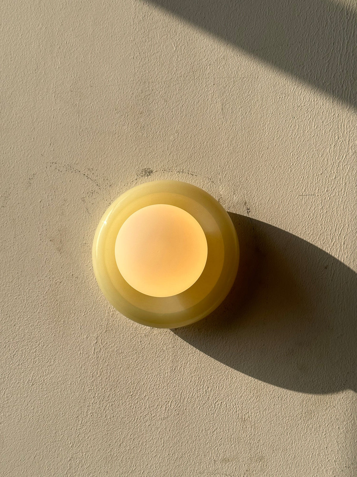 Jade wall lamp