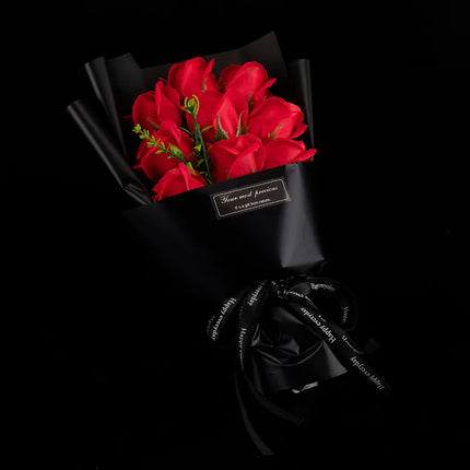 Handmade Rose Soap Flower Bouquet – Elegant Long-Lasting Decorative Arrangement