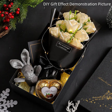 Handmade Rose Soap Flower Bouquet – Elegant Long-Lasting Decorative Arrangement