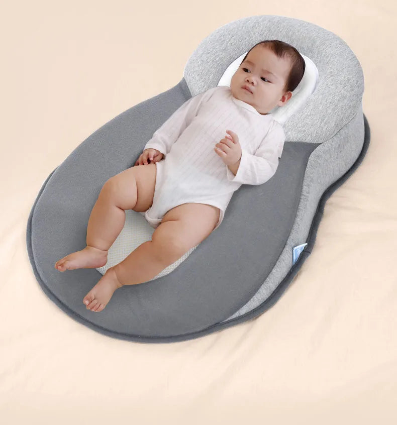 Baby Pillow – Ergonomic & Breathable Cushion with Soft Modal Cotton Cover