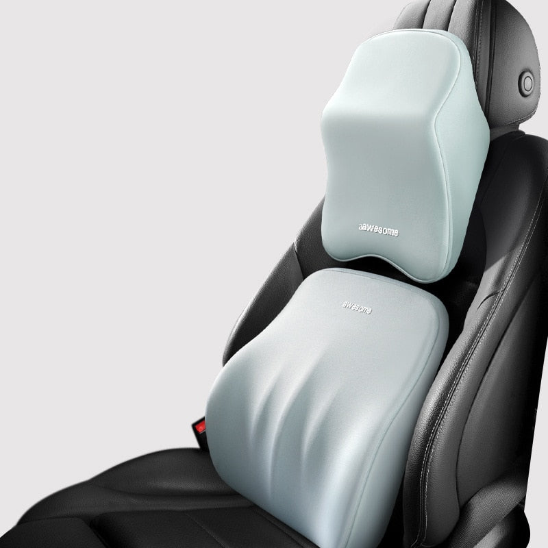 Memory Foam Car Seat Cushion – Ergonomic Neck & Back Support for Extra Comfort