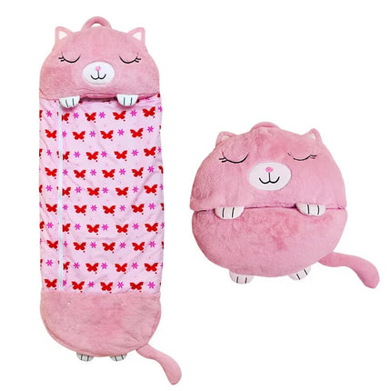 2-in-1 Kids Sleeping Bag – Soft, Hypoallergenic & Transformable into a Cuddly Toy