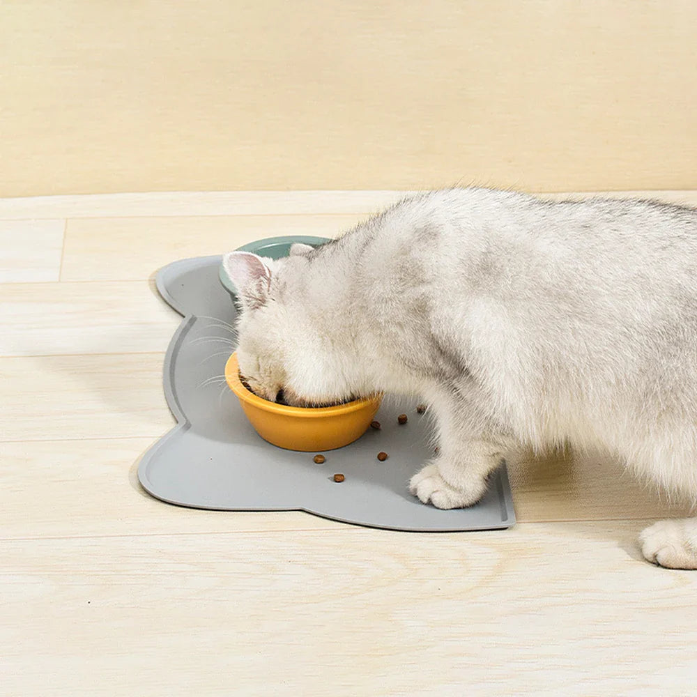 Tapis d'alimentation pour animaux – Nappe étanche et antidérapante pour des zones de repas propres et ordonnées