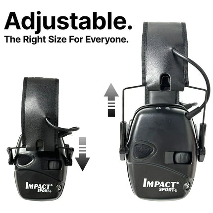 Electronic Hearing Protection – 23 dB Noise Reduction with Dual Microphones & Adjustable Volume