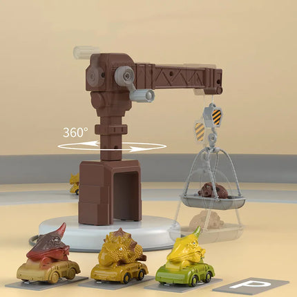 Dinosaur Adventure Toy – Realistic T-Rex & Triceratops Figures with Light and Sound Effects