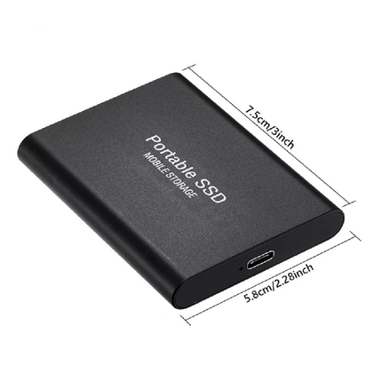 SSD Portable External Drive 512GB Fast Compact USB C Storage 2