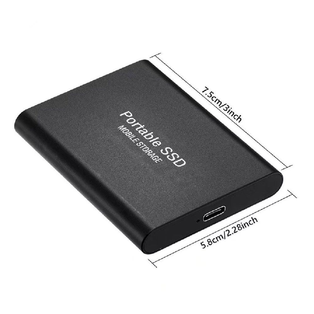 SSD Portable External Drive 512GB Fast Compact USB C Storage 2