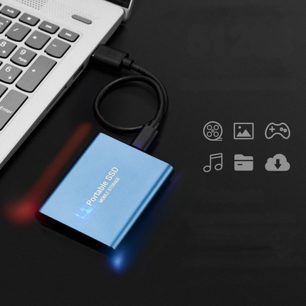 SSD Portable External Drive 512GB Fast Compact USB C Storage 4