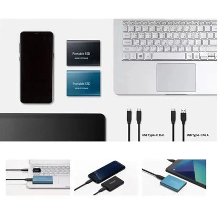 SSD Portable External Drive 512GB Fast Compact USB C Storage 8